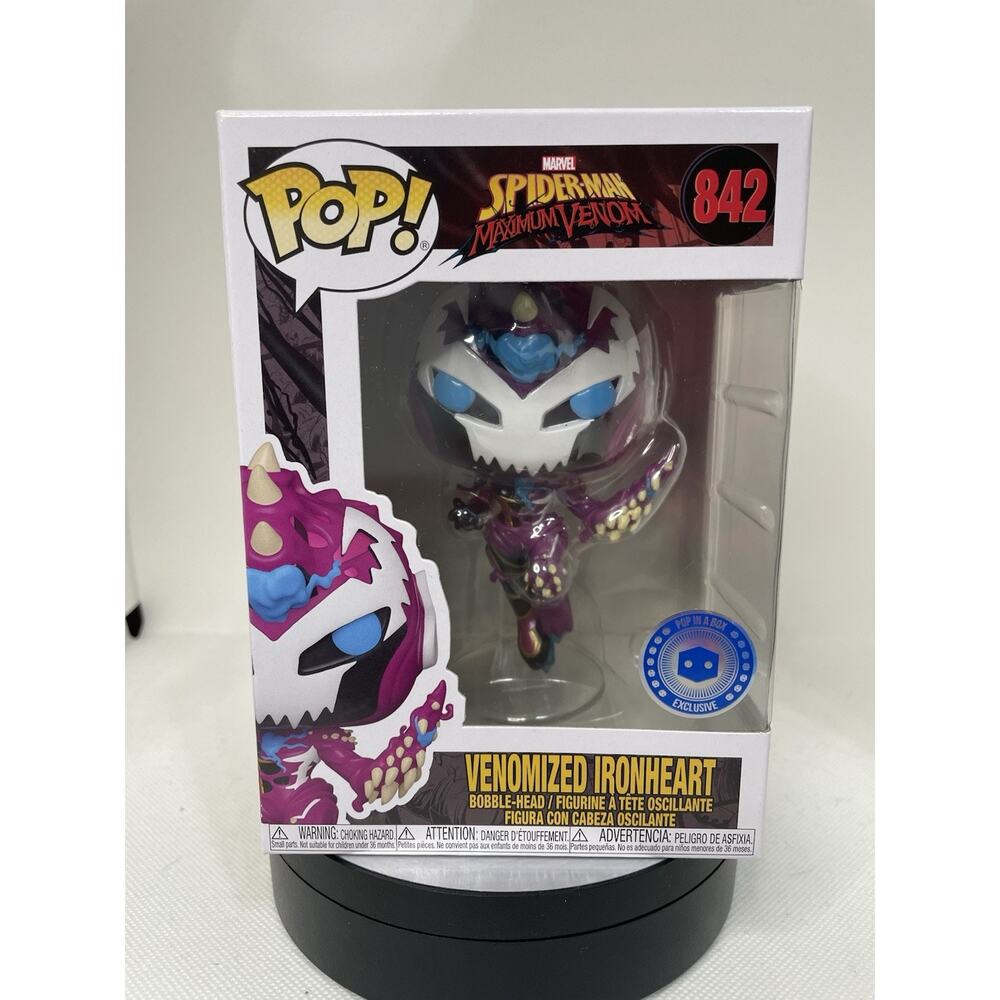 Funko Pop Vinyl Venomized Ironheart #842 - With Pop Protector